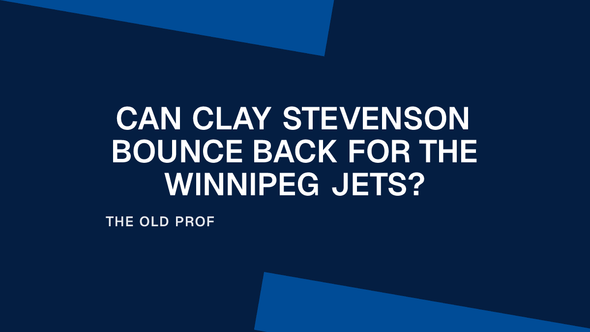 Can Clay Stevenson Bounce Back for the Winnipeg Jets?