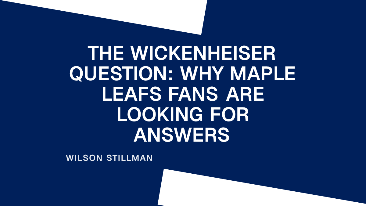 The Wickenheiser Question: Why Maple Leafs Fans Are Looking for Answers