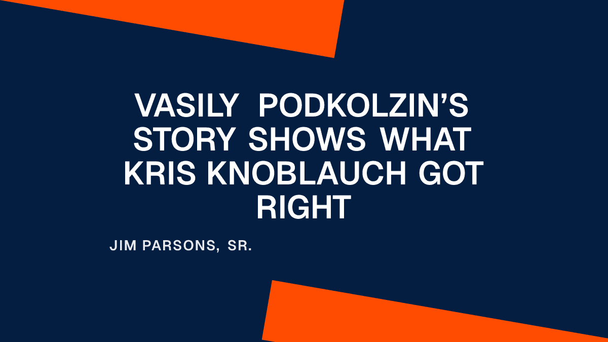 Vasily Podkolzin’s Story Shows What Kris Knoblauch Got Right